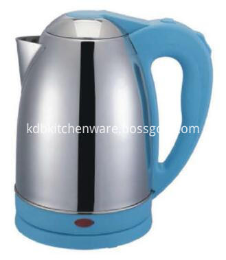 1.5L electric stainless steel blue handle kettle