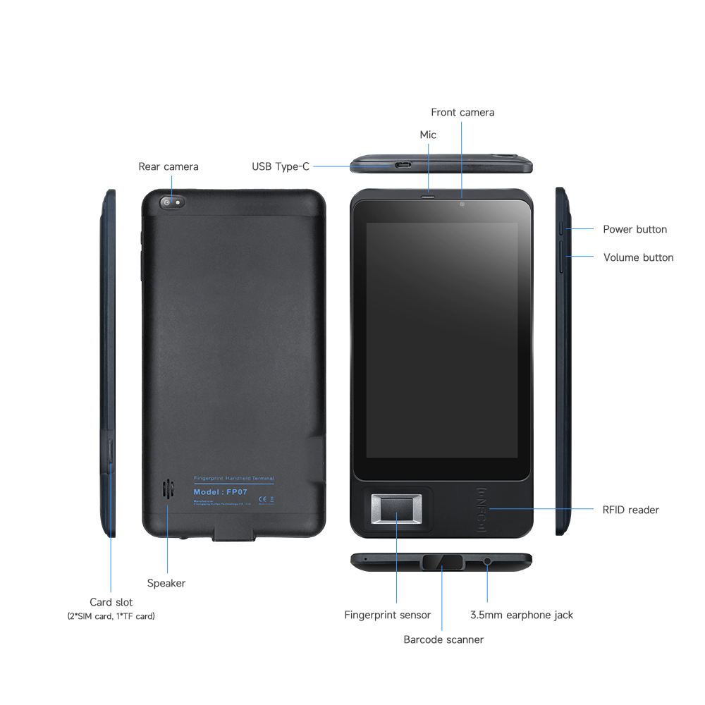 Ruggedized Biometric Tablet