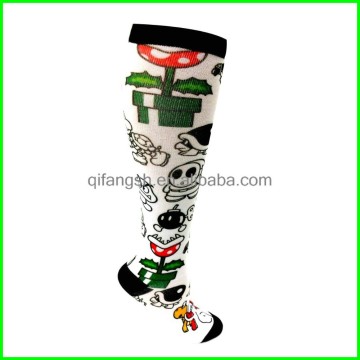 polyester sublimated knee high socks