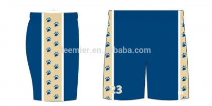 Sublimation sportswear blue argyle lacrosse shorts custom brand