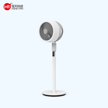 HONETIAN speech control energy efficient LED display 24 timer 32 speeds 6 modes 8 inch 3 blades plastics DC circulator stand fan