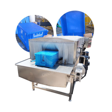 OCEAN Industrial Bakery Tray Clean Machine Egg Tray Washer Pan Basket Chicken Cage Tunnel Wash Machine