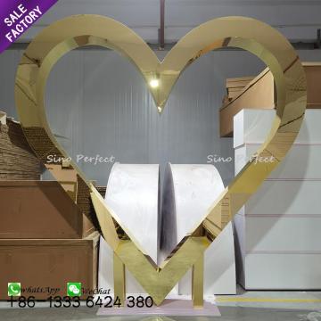 Sino Perfect High Quality Event Supplies: Acrylic PVC Gold Back Drop for Party Decoration
