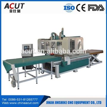 Drum Style ATC CNC Router with Loaing & Unloading Tables and Automatic Bar Code Printer ACUT-1325
