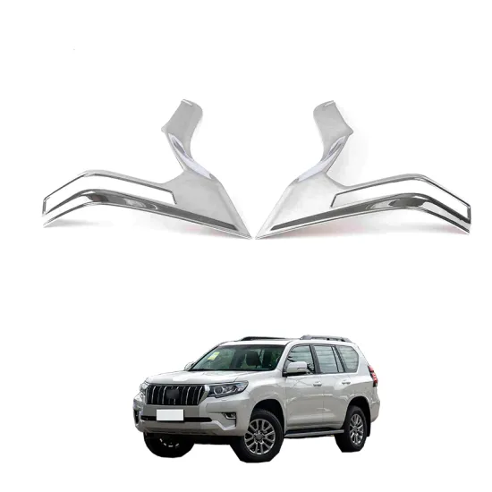 OEM Auto Exterior Parts - Chrome Tail Light Cover Trim for 2018-2019 Toyota Prado