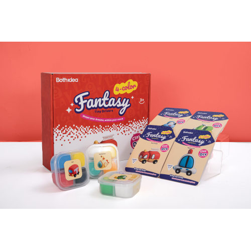 Modelagem DIY de argila de argila de argila de argila colorida