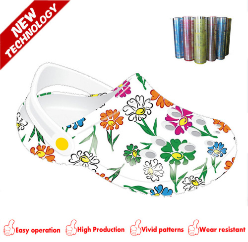 Shoe Accessories 3D PVC slipper transfer film