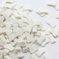 500g Mini weiße Hundeknochen Scheiben Polymer Clay Streusel für das Basteln DIY Scrapbook Telefon Nail Art Dekoration Zubehör