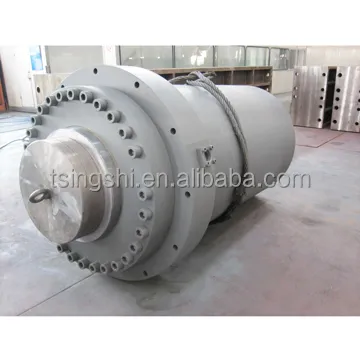 Big Bore Flanged Hydraulic Cylinder: 600mm Stroke, 50 Ton Capacity by Enerpac for Heavy Machinery Press Applications