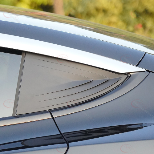 Tesla Model3 triangular blinds