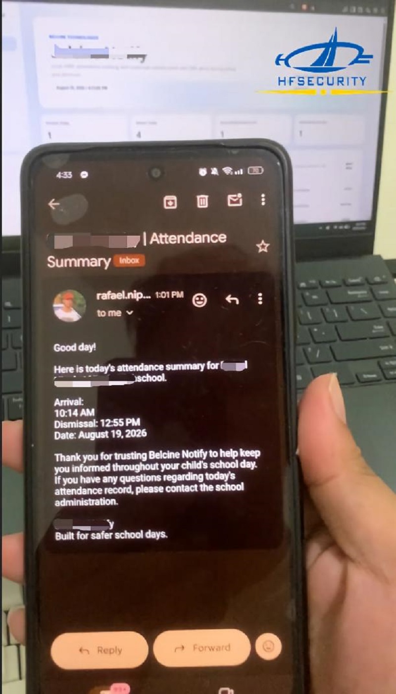 Queuing for attendance is a thing of the past: HFSecurity's AI facial recognition system doubles the efficiency of school access in the Philippines