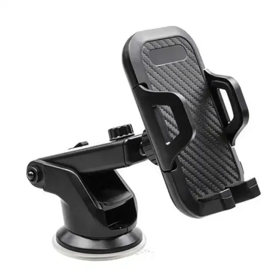Hot Air Vent Phone Cradle Car Mount: 2-in-1 Suction Cup Phone Holder for Windshield & Dashboard