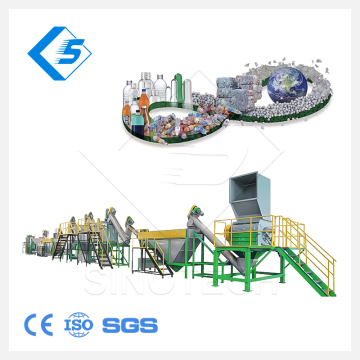 PET Polyester Fiber Making Machine from PET Bottles