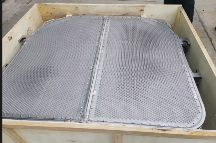 Vertical pressure filter leaf