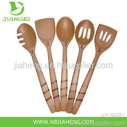 4 Hand Carved Extra Large Wooden Spoons Country Decor 