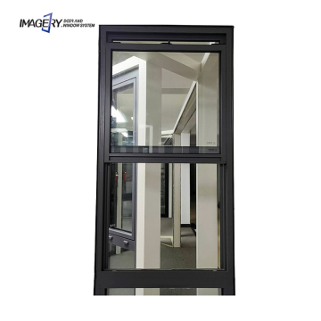 Modern Black Framed Shed Windows: Single Hung Sliding Aluminum Prices in Philippines