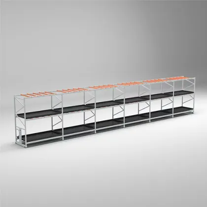 Complete NFT Indoor Hydroponics Vegetable Rolling Bench