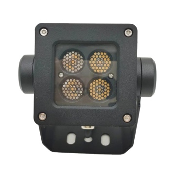 12w IP65 IP65 Alluminio in alluminio Dullulvere per esterni, Pathway Lampada da prato, Luce spot da giardino del paesaggio, stile a punta a led quadrati, 90 mm