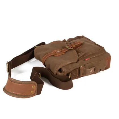 Men Messenger Bag Small Canvas Shoulder Bag