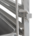 Stainless Steel 304 Doble-Line Cake Pan Trolley