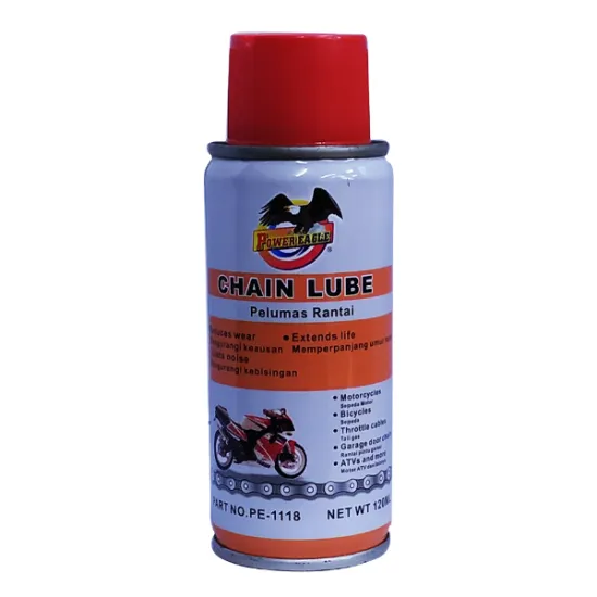 Power Eagle 120ml Synthetic Chain Lube - Anti Rust Lubricant Spray for Car Care