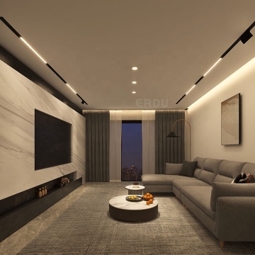 Modern Decorative Surface-Mounted Recessed LED Light System