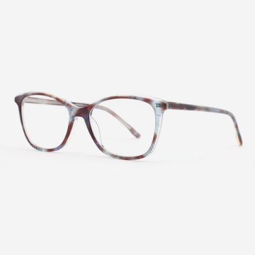 Cat Eye and Bevel acetate Female Optical Frames