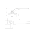 Aluminium Casement  Handle