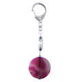 Natural Gemstone Agate Keychain