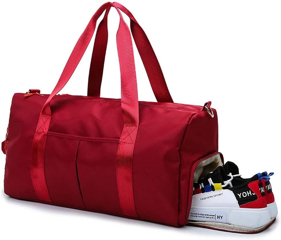 Travel Duffel Bag With Wet Pocket