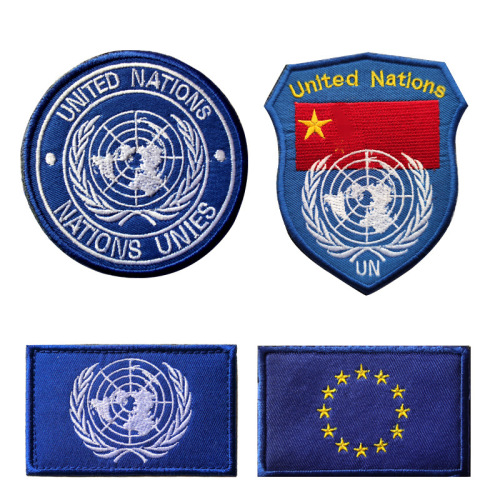 Patch per ricamo in velcro con badge per polizia all&#39;aperto