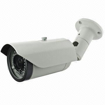 CMOS 1000TVL Camera, 2.8-12mm Manual, 42EA, 25-30m, IP66 Waterproof, Metal Casing, White