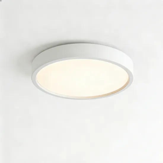 Ceiling-mounted LED light for living spaces