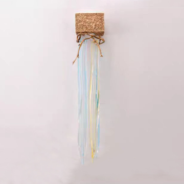 All Copper Branch Wall Lamp with Mixed Color Glass Streamers for Living Room and Bedroom Decoration