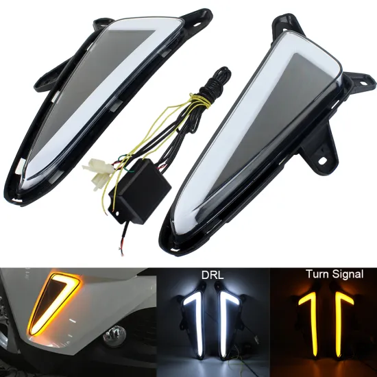 LED Daytime Running Lights DRL Amber Turn Signals Compatible with Toyota C-HR/CHR 2017-2018