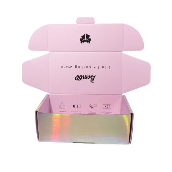 polished silver card iridescent finish shimmering gift boxes