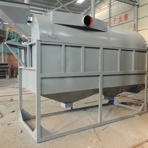 New Efficient Farm Composting Soil Separator Rotary Vibrating Soil Composting Sieve with Motor for Compost Rotary Sieve
