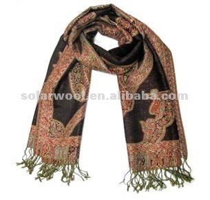 100% wool mesh scarves in fashion style