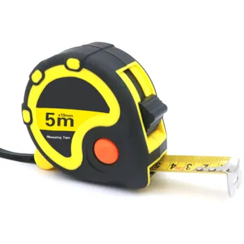 Premium Customized 3M, 5M, 7.5M, and 10M Lockable ABS Case Rubber-Coated Tape Measures