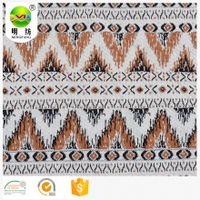 Fashion cloth polyester cotton spandex jacquard knit fabric