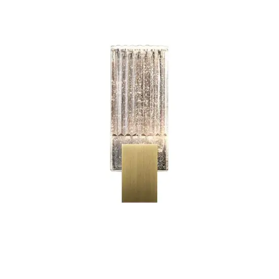 INSHINE Brining Crystal Brass Wall Lamp