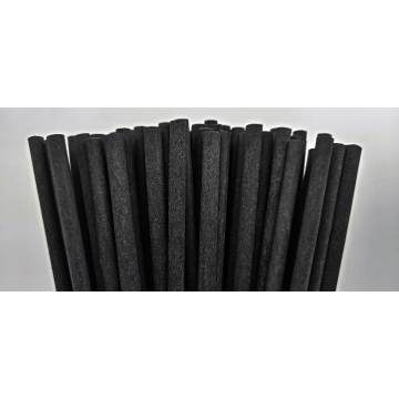 Fully biodegradable bamboo charcoal coffee straw
