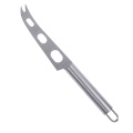 1pc Cheese Knife Stainless Steel Cheese Knife With Fork Tip Serrated Cheese Butter Knife Slicer Cutter Cheese Tools