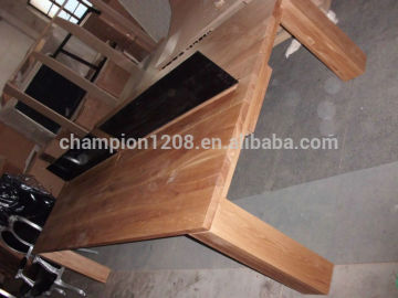 Champion office solid-wood table for two people