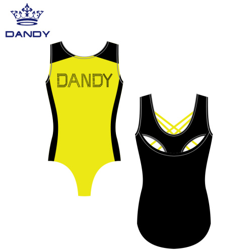 Custom sleeveless training leotards