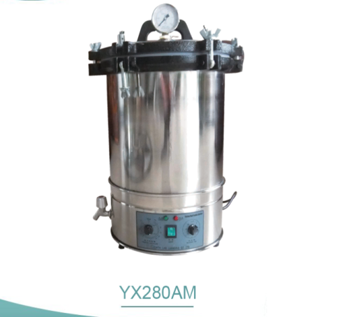 Bärbar sterilisator med rostfritt stål YX280AM