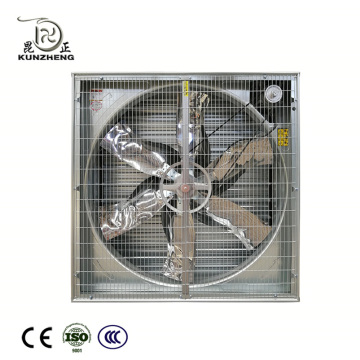 Push çekme mekanizması ile endüstriyel metal fan
