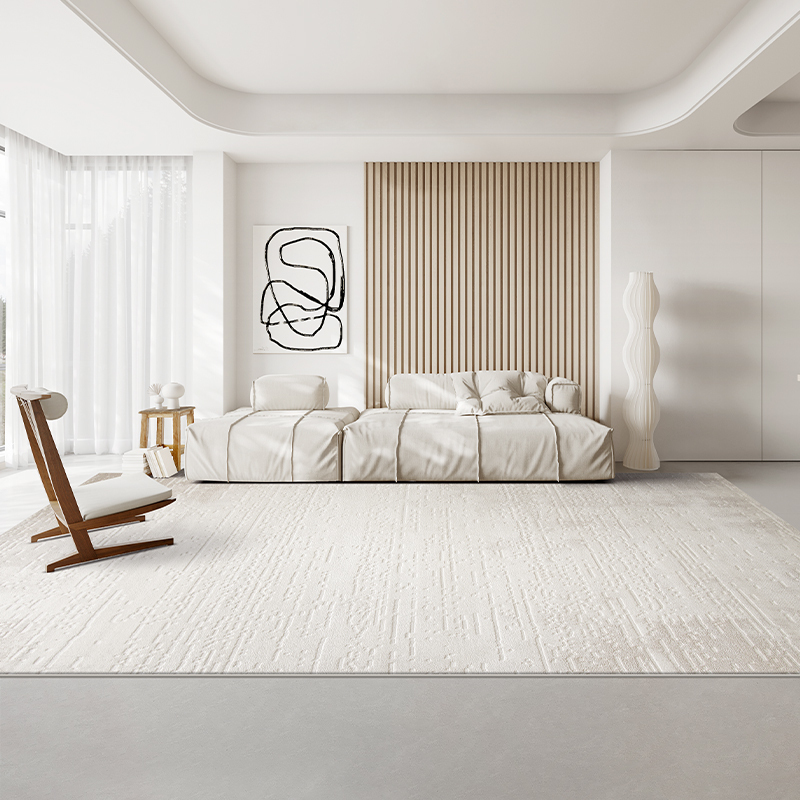 Modern Soft Carpets in Beige and Warm Grey for Living Room Décor - Size 8x11, 240x330