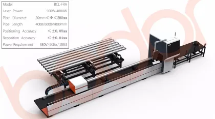 Laser tube cutting machine T6Japan YASKAWA Servo Motor
