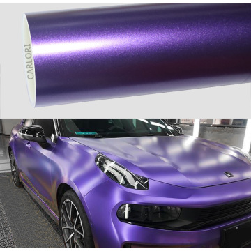 matte metallic purple car vinyl wrap